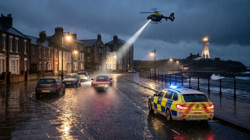 Police helicopter